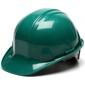 Pyramex HP14135 SL Series Cap Style Hard Hat - 4-Point Ratchet Suspension - Green