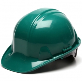 Pyramex HP16135 SL Series Cap Style Hard Hat - 6-Point Ratchet Suspension - Green