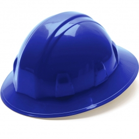 Pyramex HP26160 SL Series Full Brim Hard Hat - 6-Point Ratchet Suspension - Blue