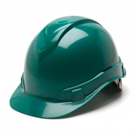 Pyramex HP44135 Ridgeline Cap Style Hard Hat - 4-Point Ratchet Suspension - Green