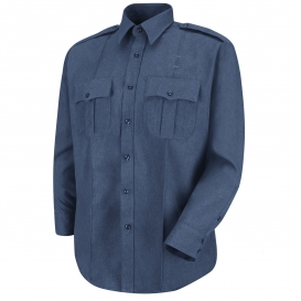 Horace Small HS1133 Sentry Plus Long Sleeve Shirt - French Blue Heather