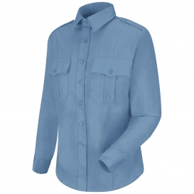 Horace Small HS1167 Women\'s New Dimension Poplin Long Sleeve Shirt - Light Blue