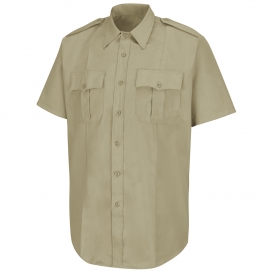 Horace Small HS1211 New Dimension Poplin Short Sleeve Shirt - Silver Tan