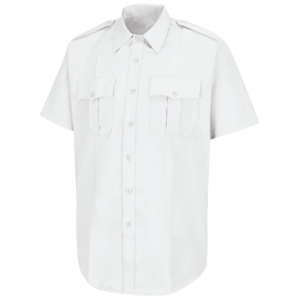 Horace Small HS1212 New Dimension Poplin Short Sleeve Shirt - White