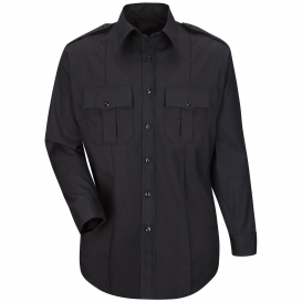 Horace Small HS1521 Women\'s New Dimension Plus Long Sleeve Poplin Shirt - Dark Navy