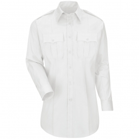 Horace Small HS1529 Women\'s New Dimension Plus Long Sleeve Poplin Shirt - White