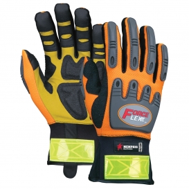 Memphis HV100 ForceFlex Multi-Task Gloves - Clarino Synthetic Palm w/ Rough Kevlar - EVA padding