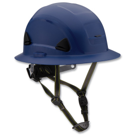 Fibre Metal CSH12 Full Brim Safety Helmet - Ratchet Suspension - Dark Blue