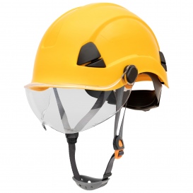 Fibre Metal FSH10 Safety Helmet - Ratchet Suspension - Yellow