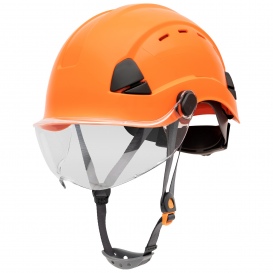 Fibre Metal FSH11 Vented Safety Helmet - Ratchet Suspension - Orange
