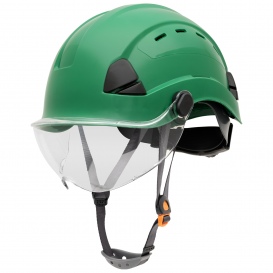 Fibre Metal FSH11 Vented Safety Helmet - Ratchet Suspension - Green