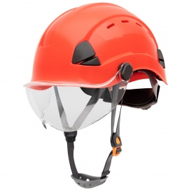 Fibre Metal FSH11 Vented Safety Helmet - Ratchet Suspension - Red