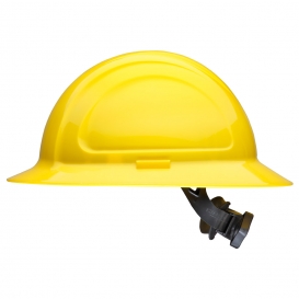 Honeywell N20R020000 North Zone Full Brim Hard Hat - Ratchet Suspension - Yellow