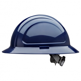 Honeywell N20R080000 North Zone Full Brim Hard Hat - Ratchet Suspension - Navy Blue
