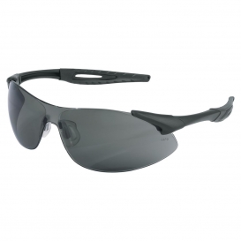 MCR Safety IA112 IA1 Safety Glasses - Black Temples - Gray Lens