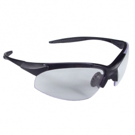 Radians Rad-Infinity Safety Glasses - Black Frame - Clear Lens