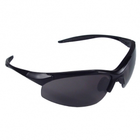 Radians Rad-Infinity Safety Glasses - Black Frame - Smoke Lens