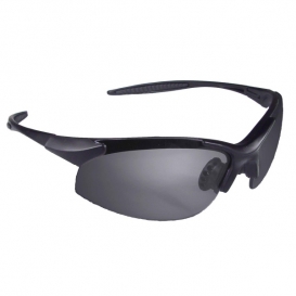 Radians Rad-Infinity Safety Glasses - Black Frame - Silver Mirror Lens