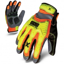 Ironclad EXO-HZI Hi-Viz Impact Gloves