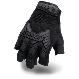 Ironclad IEXT-FIBLK Tactical Impact Fingerless Gloves