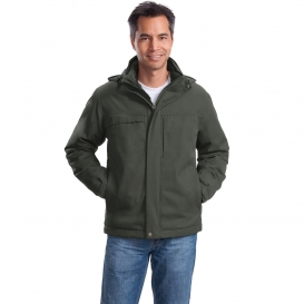 Port Authority J302 Herringbone 3-in-1 Parka