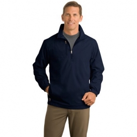 Port Authority J703 1/2-Zip Wind Jacket - Navy