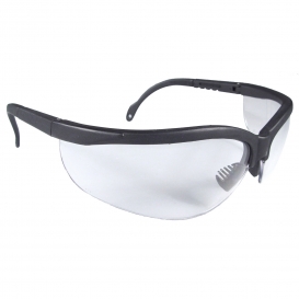 Radians JR0111ID Journey Safety Glasses - Smoke Frame - Clear Anti-Fog Lens