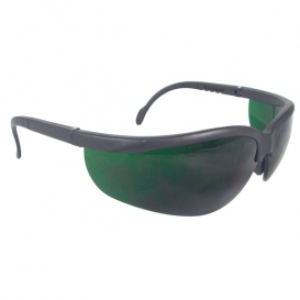 Radians JR0150ID Journey Safety Glasses - Smoke Frame - Green 5.0 IRUV Lens