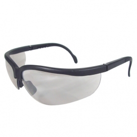 Radians Journey Safety Glasses - Smoke Frame - Indoor/Outdoor Anti-Fog Mirror Lens