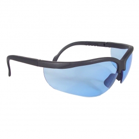Radians JR01B0ID Journey Safety Glasses - Smoke Frame - Light Blue Lens