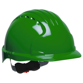 JSP Evolution 6151 Deluxe Hard Hat - Wheel Ratchet Suspension - Green