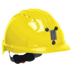 JSP Evolution 6151M Deluxe Mining Hard Hat - Wheel Ratchet Suspension - Yellow