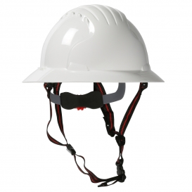 JSP 280-EV6161-CH EVO 6161 Ascend Full Brim Hard Hat - Wheel Ratchet Suspension - White