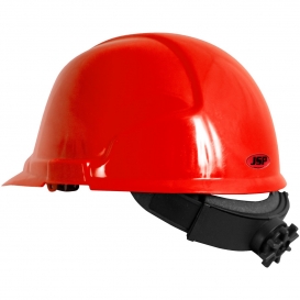JSP Comfort Plus 5151 Hard Hat - Ratchet Suspension - Red