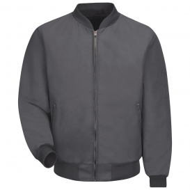 Red Kap JT38 Lined Solid Team Jacket - Charcoal