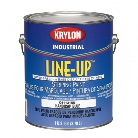 Krylon K41131881-16 Line-Up Bulk Water Based Pavement Striping Paint - 4-1 Gallon Pails - Parking Lot Blue