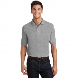 Port Authority K420P Pique Knit Polo with Pocket - Oxford