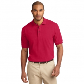 Port Authority K420 Pique Knit Polo - Red