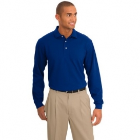 Port Authority K455LS Rapid Dry Long Sleeve Polo - Royal