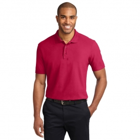 Port Authority K510 Stain-Resistant Polo - Red