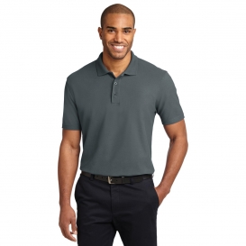 Port Authority K510 Stain-Resistant Polo - Steel Grey