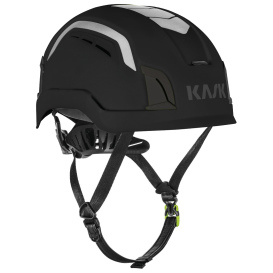 KASK WHE00137 Zenith X2 Max Air Vented Hi Viz Safety Helmet - Ratchet Suspension - Black