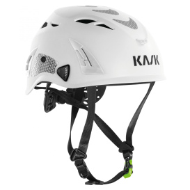 KASK WHE00139 Superplasma HD Hi Viz Safety Helmet - Ratchet Suspension - White