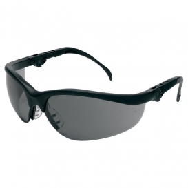 MCR Safety KD312AF Klondike KD3 Plus Safety Glasses - Black Frame - Gray Anti-Fog Lens