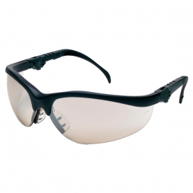 MCR Safety KD319 Klondike KD3 Safety Glasses - Black Frame - Indoor/Outdoor Mirror Lens