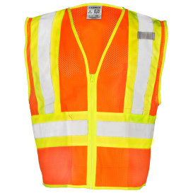 Kishigo 1055 Ultra-Cool Contrasting Mesh Safety Vest - Orange