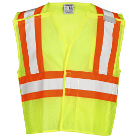 Kishigo 1174 Ultra-Cool Mesh Breakaway Safety Vest - Yellow/Lime