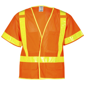 Kishigo 1202A Ultra-Cool ORALITE Mesh Safety Vest - Orange