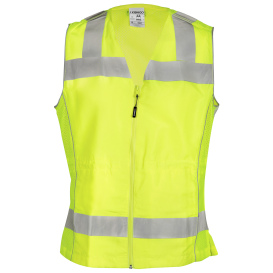 Kishigo 1521 Brilliant Series Ladies Class 2 Fitted Safety Vest - Yellow/Lime