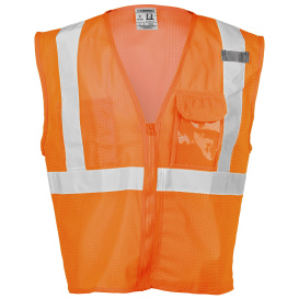 Kishigo 1533 Clear ID Safety Vest - Orange
